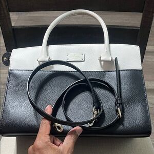 Kate Spade Black and White Satchel